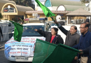 राज्यसभा सांसद नरेश बंसल ने किया सड़क सुरक्षा रैली  को हरी झण्डी दिखाकर रवाना  